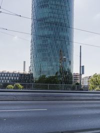 Modern Architecture in Frankfurt: Reflections on a Sunny Day