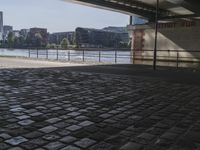 Frankfurt's Urban Landscape: Clear Sky and Modern Architecture