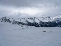 French Alps: A Gloomy Winter Day