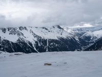 French Alps: A Gloomy Winter Day