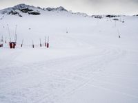 French Alps Landscape with Snowy Mountains 001