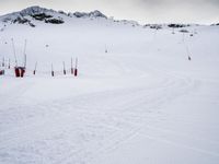 French Alps Landscape: Snow Mountains 002