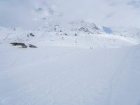 French Alps: Majestic Mountains in the Snow 002