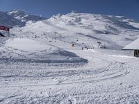 French Alps: A Majestic Mountain Landscape under a Clear Sky