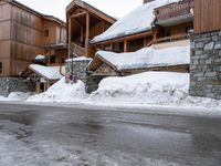 French Alps Mountain Suburban Houses