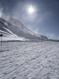 French Alps on a Sunny Winter Day: Majestic Landscape 002