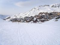 French Alps Winter Landscape View 002