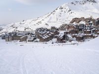 French Alps Winter Landscape View 003