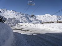 Winter Landscape in the French Alps