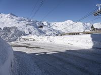 Winter Landscape in the French Alps