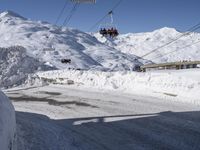 Winter Landscape in the French Alps