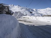 Winter Landscape in the French Alps