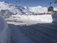 Winter Landscape in the French Alps