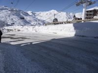 Winter Landscape in the French Alps