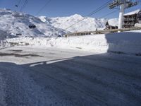 Winter Landscape in the French Alps