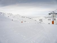 French Alps Winter Skiing Mountain Range 001