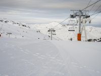 French Alps Winter Skiing Mountain Range