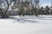 Frozen Lake in Ontario, Canada