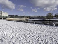 Frozen Lake Winter Landscape 001