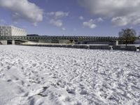 Frozen Lake Winter Landscape 003