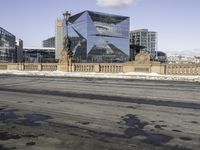 Frozen Urban Landscape with High Rise Buildings 001