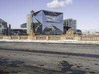 Frozen Urban Landscape with High Rise Buildings 002