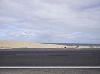 Fuerteventura Coastal Road and Sandy Dunes