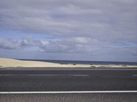 Fuerteventura Coastal Road and Sandy Dunes