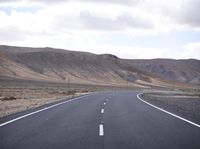 Fuerteventura Spain Mountain Landscape Road 001