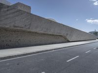 Futuristic Architecture on Concrete Bridge in Tenerife, Spain