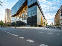 Berlin Business District at Dawn: Futuristic Architecture and Modern Infrastructure