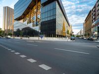 Berlin Business District at Dawn: Futuristic Architecture and Modern Infrastructure