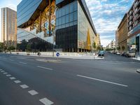 Berlin Business District at Dawn: Futuristic Architecture and Modern Infrastructure