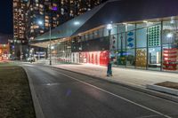 Futuristic Architecture in Toronto at Night