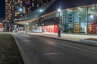 Futuristic Architecture in Toronto at Night