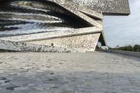 Futuristic Building with Limestone Facade in Paris 001