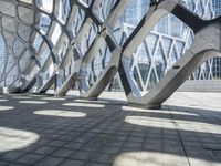 Futuristic Building with Metal Wall Design