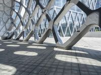 Futuristic Building with Metal Wall Design