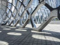 Futuristic Building with Metal Wall Design