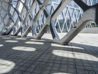 Futuristic Building with Metal Wall Design