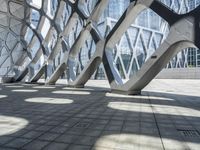 Futuristic Building with Metal Wall Design