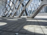 Futuristic Building with Metal Wall Design