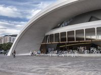 Futuristic Building in Spain: A Concrete Marvel