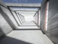 Futuristic Concrete Building: A Motion Blur Perspective