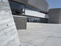 Futuristic Concrete Building in Tenerife, Spain