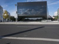a picture of the building in front of it that is part of an arena called the future forum