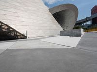 Futuristic Museum and Modern Architecture in City 003