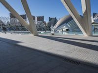 Futuristic Urban Design: Valencia Concrete Bridge 001