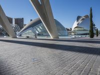 Futuristic Urban Design: Valencia Concrete Bridge 004