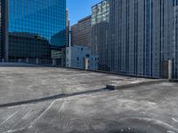 Georgia's Business District Under Clear Skies